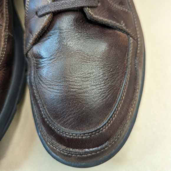 Rockport XCS H79440 Junction Point Brown Leather Oxford Shoes Men\'s Size 13